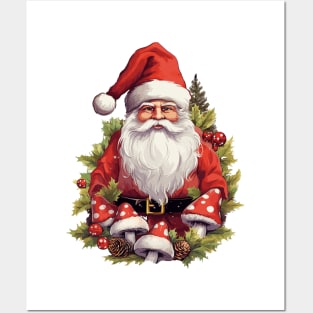 Cottagecore Santa Posters and Art